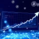Aster DEX trading interface showing massive volume growth and blockchain connectivity