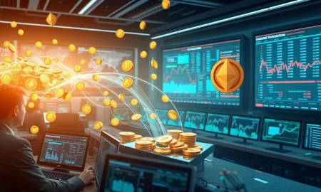 Ethereum institutional capital reallocation strategy showing funds moving from staking to ETFs and DeFi protocols