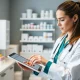 Healthcare professional using Fullscript platform for efficient supplement management and patient care
