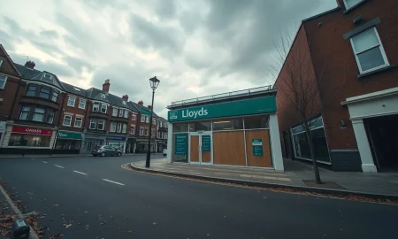 Lloyds branch closures affecting UK high streets as digital banking grows