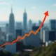 Visualizing the Russell 2000's potential to outperform the S&P 500, showing growth trajectories.