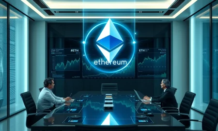 Corporate Ethereum investment strategy showing growth and staking advantages over Bitcoin