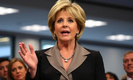 Suze Orman discussing her favorite stock investment strategy with confident expertise