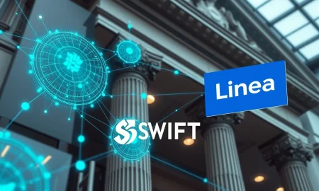 SWIFT blockchain pilot transforming global banking communications through secure Linea network