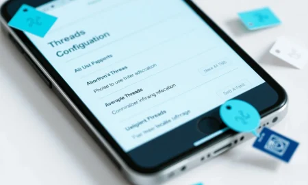 Threads algorithm customization interface showing feed configuration options