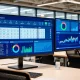 Workforce management software dashboard showing overtime reduction analytics and scheduling optimization