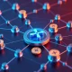 XRP supply concentration visualization showing centralized token distribution and institutional control mechanisms