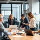 Business psychology course professionals analyzing workplace behavior and team dynamics