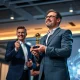 Ambitious business leaders award ceremony recognizing Crysp founder's achievement