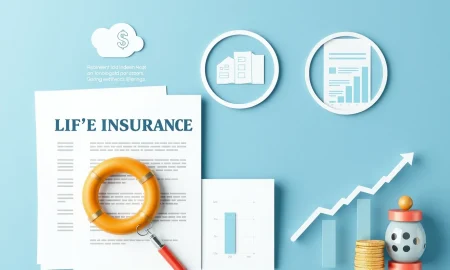 Life insurance savings strategy showing policy growth and financial security