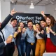 PerfectTed Dragons' Den success story showing entrepreneurs with matcha energy drinks