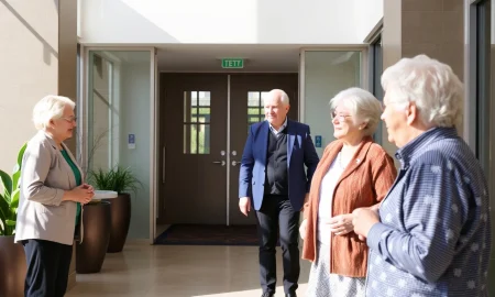 Professional condominium management services team assisting residents in modern community setting