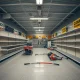 Empty sporting goods store showing retail closures and clearance sales