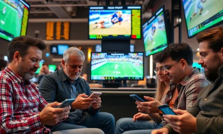 Americans engaging in sports betting while managing personal finances and investments