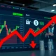 UK investors withdraw from volatile stock market moving to safer bonds