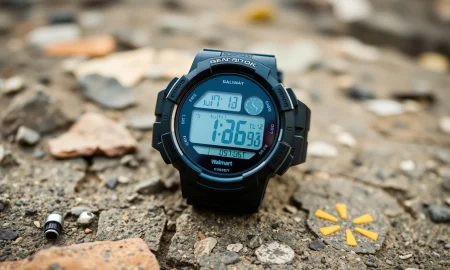Walmart's rugged digital watch designed for outdoor adventures and active lifestyles