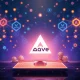 Aave governance token voting power imbalance visualized on digital scale