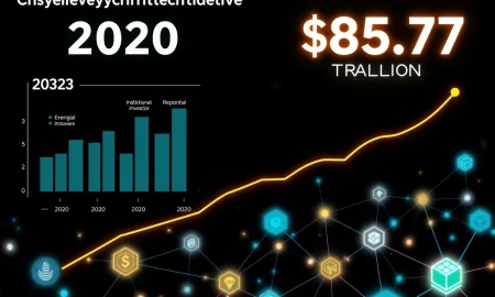 Coinglass 2025 crypto derivatives market report showing $85.7 trillion trading volume and institutional growth