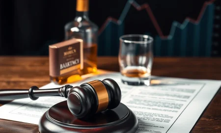 Another U.S. liquor brand files Chapter 11 bankruptcy, symbolizing industry financial distress