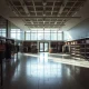 Empty plus-size fashion retailer store interior with clearance signs during nationwide closures