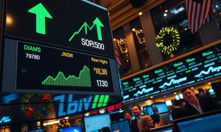 The Santa Rally pushes Dow Jones and S&P 500 to new record highs on Christmas Eve