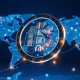 Tokenization process transforming real-world assets into digital tokens on a global financial network map.