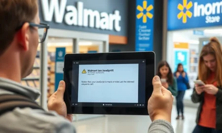 Walmart's new digital access policy requiring JavaScript and disabling ad blockers affects consumer shopping experience