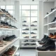 A retail shoe store display representing Accent Group's business.