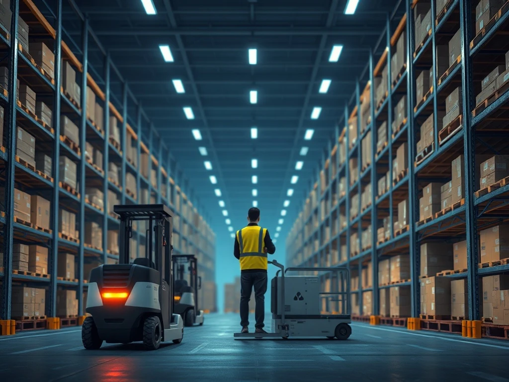 AI automation in logistics warehouse causing 2026 market disruption and sector volatility
