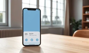 Alan health insurance app on smartphone in Paris office, representing French insurtech unicorn's €5B valuation milestone