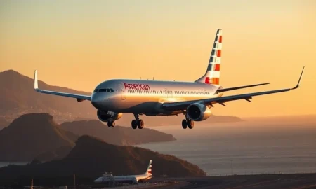 American Airlines plane landing in Venezuela as first US carrier to restore flights since 2019 shutdown