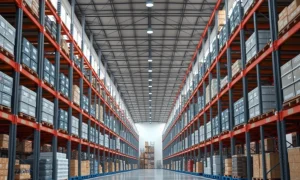 Interior of a modern Americold temperature-controlled warehouse, representing the REIT's core assets and operational strength for investors.