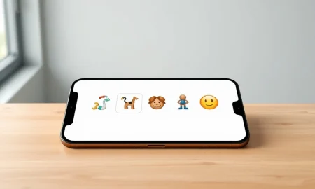 iPhone displaying new accessibility emojis in Apple's iOS 18.4 update