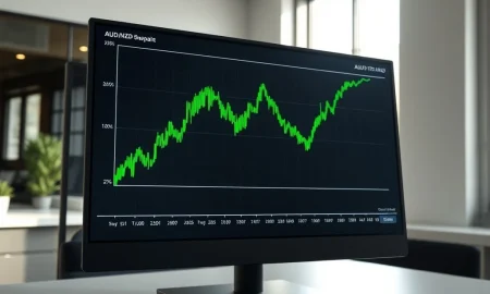 AUD/NZD price analysis chart showing surge to 13-year high amid Middle East conflict.