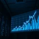 A data screen showing a sharp spike in USDT inflows on the Binance cryptocurrency exchange.