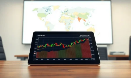 Bitcoin price prediction analysis showing volatile chart at $70K support level amid geopolitical tension.