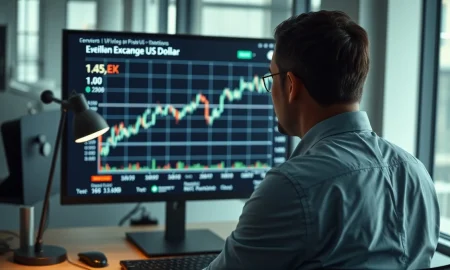 Financial analyst reviews Euro currency chart highlighting policy and energy risks.