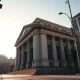 The Bank of Japan headquarters building in Tokyo, where policymakers are divided on interest rates.