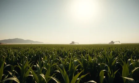 Sugarcane field in Brazil as production increases affect global sugar prices.