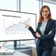 Data analyst reviews Canada labor market rebound chart showing February 2026 employment growth.