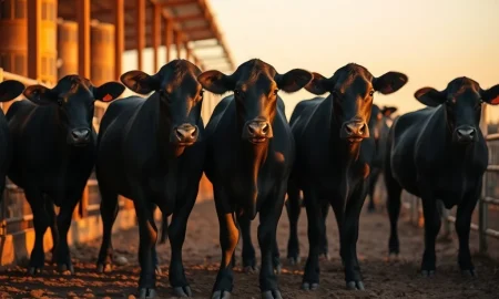 Cattle futures market analysis showing livestock price declines in March 2026