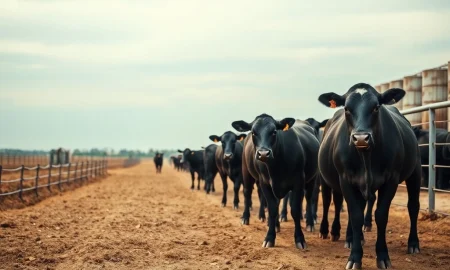 Cattle futures pressure analysis as livestock markets decline in March 2026.