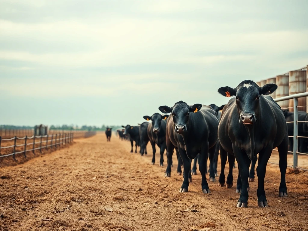 Cattle futures pressure analysis as livestock markets decline in March 2026.
