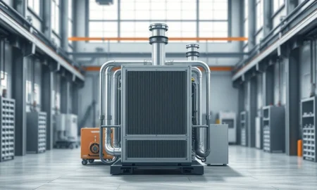 CECO Environmental industrial air filtration system in manufacturing facility representing environmental technology sector