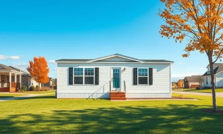 Champion Homes manufactured home representing the SKY stock ticker entering oversold territory in October 2025.