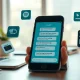 Smartphone showing ChatGPT interface with integrated app icons for Spotify, DoorDash, and Uber.
