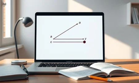 ChatGPT interactive visuals feature showing a dynamic Pythagorean theorem diagram on a laptop screen.