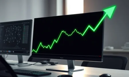 Circle Internet Group CRCL stock chart showing a 110% surge in March 2026 financial analysis.