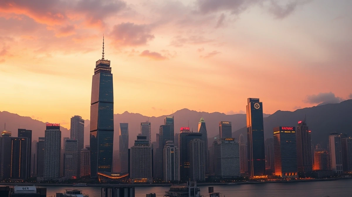 Hong Kong skyline at dusk, backdrop for CK Asset Holdings news.