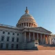 U.S. Capitol building representing the passage of the Clarity Act for cryptocurrency regulation.